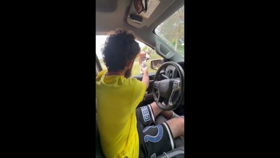 Wild Llama surprise: safari drive-thru shenanigans in Paoli, Indiana!