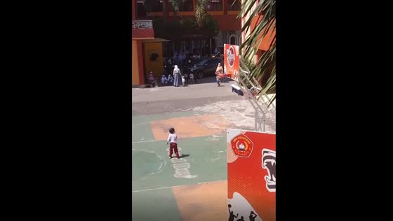 Remarkable skills: young basketball prodigy amazes all at Ketintang vocational school