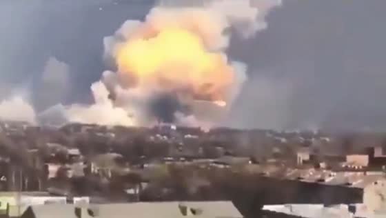 Blast and smoke follow missile strike in Beersheba, Israel