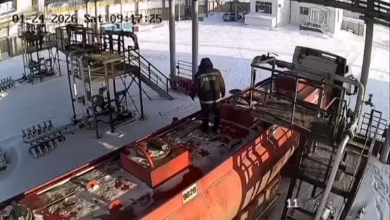 Fuel tanker explosion at Pegas gas station in Zhanaauyl, Pavlodar, Kazakhstan