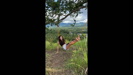 Singer falls as branch breaks while singing nursery rhyme in Dapitan, Philippines
