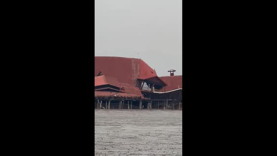 Powerful 7.7 magnitude earthquake shakes Inlay Lake in Panglong, Myanmar