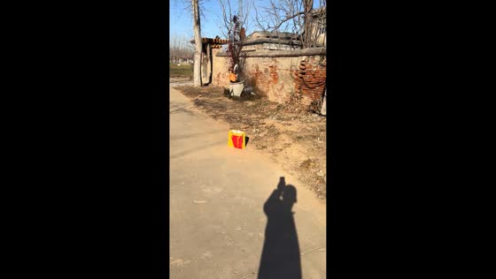 Firecrackers accidentally explode large jar in Guangdong, China