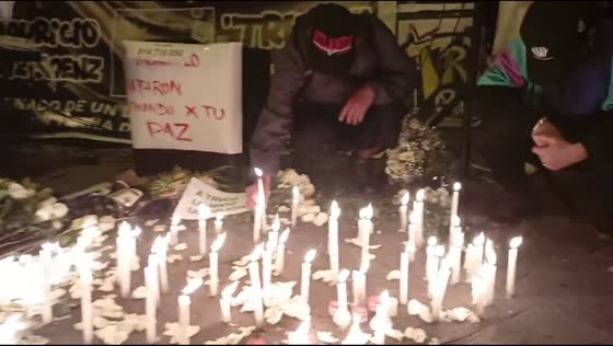 Vigil and tribute for rapper ‘Truko’ in Plaza Francia, Lima, Peru