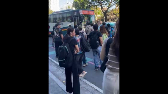 Morning commute chaos as rising fuel prices hit commuters in Pasay, Philippines