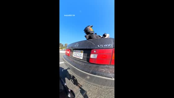 Motorcyclist crashes after swerving to avoid trailer truck in Temecula, California