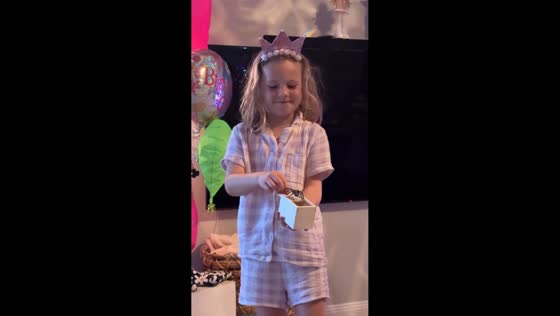 Toy spider startles birthday girl in Queensland, Australia