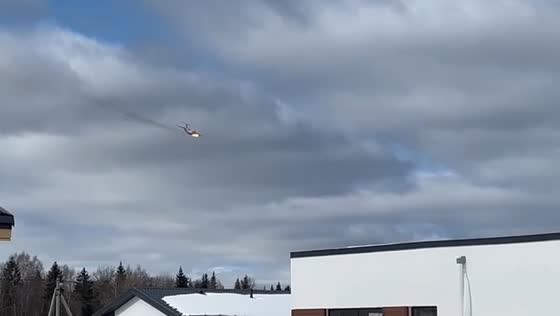 Russian military plane crashes in Ivanovo after engine fire