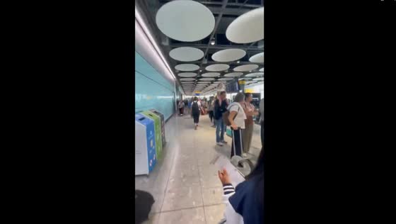 Chaos at Heathrow: massive queue and hundreds of flights cancelled due to air traffic control tech fault
