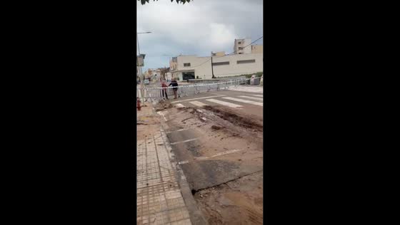 Drought zone left immobilized after devastating flood in La Ràpita, Spain