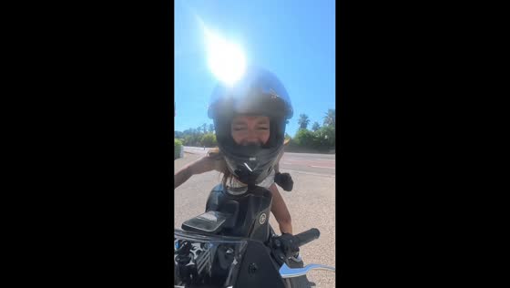 Motorcyclist's ride interrupted by unexpected wasp sting in Spain