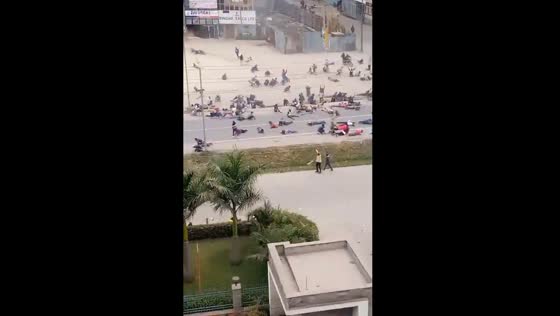 Protesters teargassed by police in Kitengela, Kenya