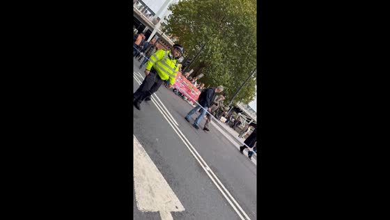 Protesters march against government’s Digital ID plan in London, England, UK
