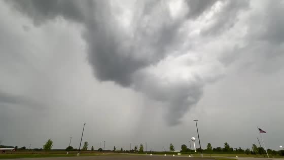 Stormy evening in Middleville: video captures nature's fury