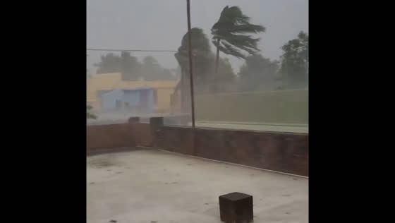 Cyclone Dana makes landfall with intense rain and winds in Odisha