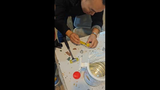 Homemade milk tablet preparation in Zhejiang, China