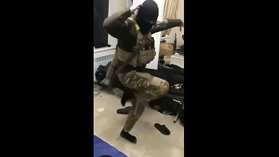 Dancing to the new year beat in Donetsk, Ukraine