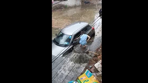 Flooded railway underpass in Faridabad leaves cars stranded