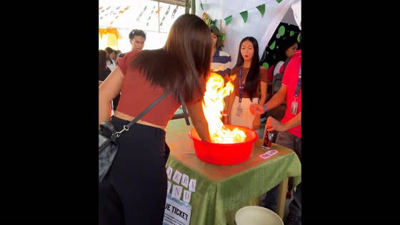 Student's science experiment leads to unexpected fire