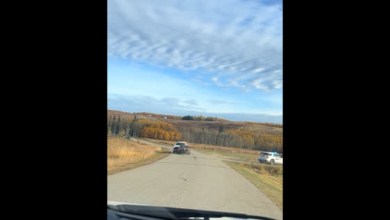 Stolen sedan evades police in Calgary's Foothills County