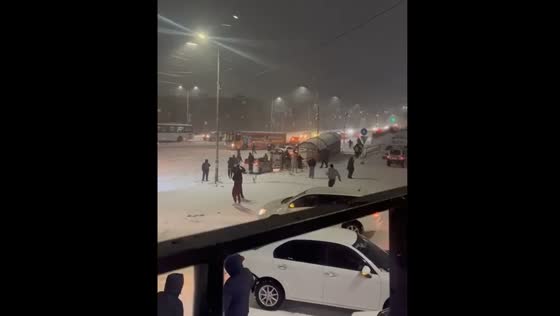 Transport collapse in Petropavlovsk-Kamchatskiy due to icy conditions