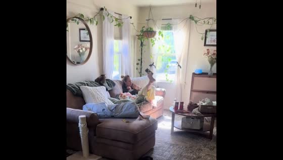 Sister caught vlogging while babysitting in California, USA