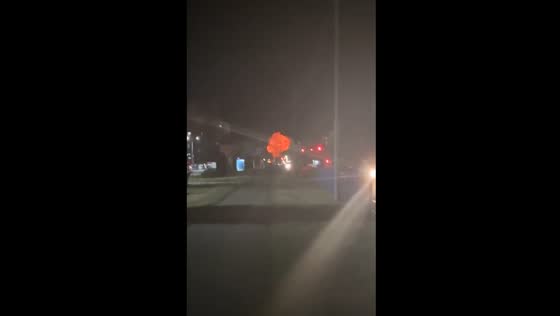 Video captures explosions and fire in Kyiv following Iskander missile strike