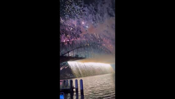 Sydney's spectacular new year's eve fireworks display