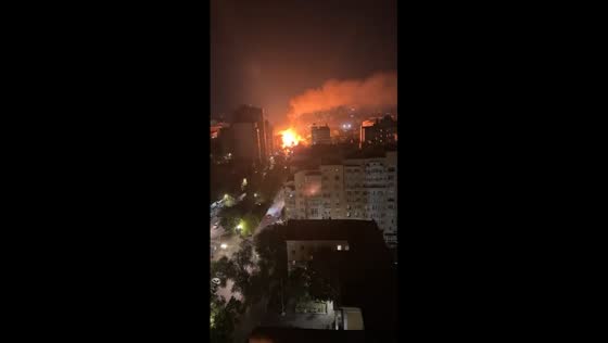 Explosion rocks Pushkinskaya street near southern military district headquarters in Rostov-on-Don