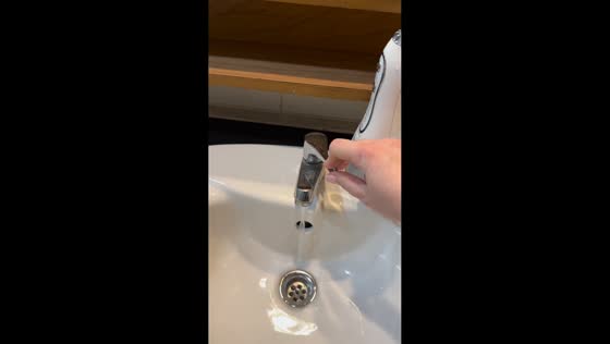 Faucet makes loud squeaky noise in Phuket, Thailand