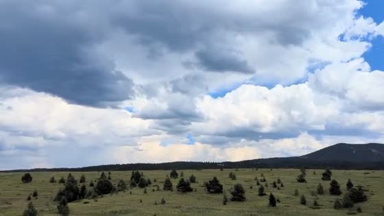 Shifting skies above Pikes Peak, Colorado, USA