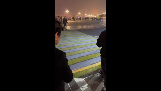  Automatic projection system enhances pedestrian safety in Liaoning, China