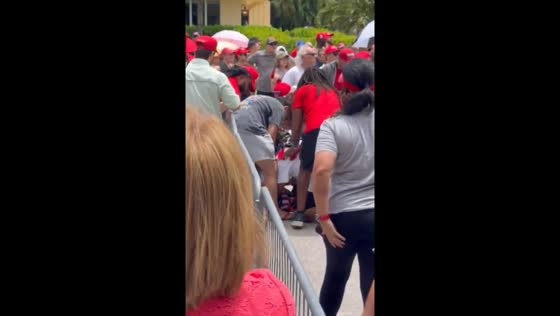 Person passes out from heat exhaustion while waiting for Trump rally in Doral