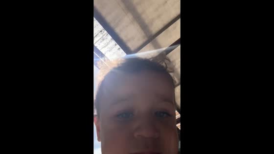 Child runs off with phone during workout recording in Sydney, Australia