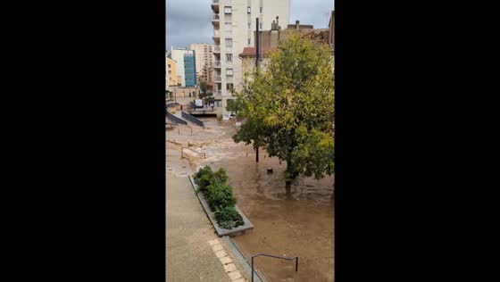 Heavy rains cause widespread flooding in Cévennes d'Ardèche, France