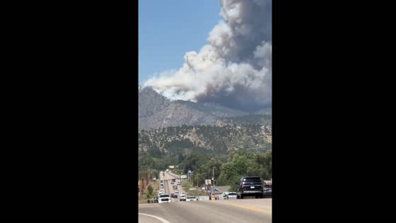 Alexander mountain fire breaks out near Loveland, Colorado