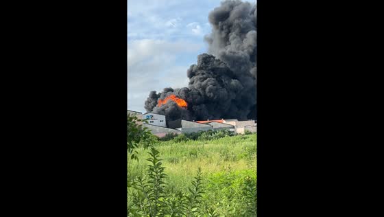 Fire at solar panel production plant in Hwaseong-si, South Korea