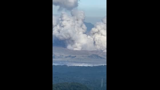 Taal volcano erupts in Batangas, Philippines
