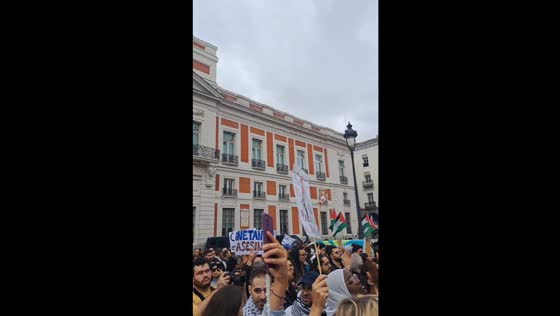 Madrid rallies in solidarity with Palestine amidst Gaza-Israel conflict