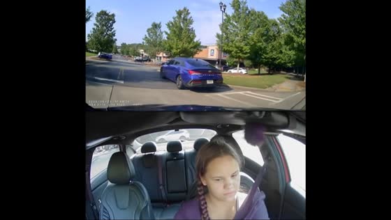 Dashcam captures identical cars in Alpharetta, Georgia