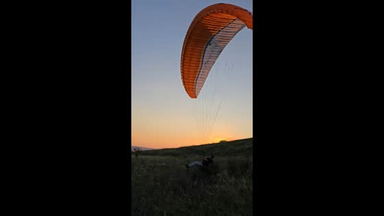 Failed paragliding attempt in Cluj-Napoca, Romania