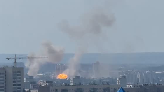 Russian strike hits TCC in Kharkiv, Ukraine