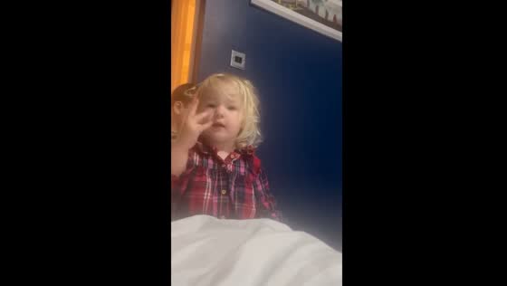 Child in Glasgow, UK, humorously complains of constant hunger