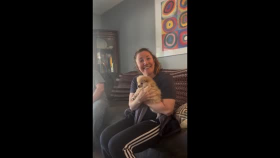 Puppy surprise: best mother's day