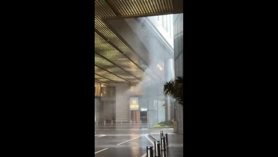 Super Typhoon Ragasa unleashes powerful water jets in Shenzhen, China