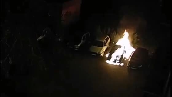 Teens set car ablaze in Novo-Lenino: motivated by traffic dispute