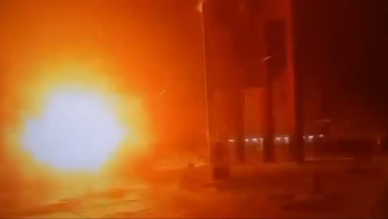 Drone explodes near Stepan Bandera monument in Lviv, Ukraine
