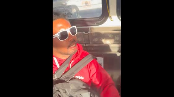 A bus rider verbally and physically assaulted a woman and her dog