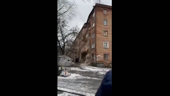 Building collapse in Rostov-on-Don: residents evacuated safely