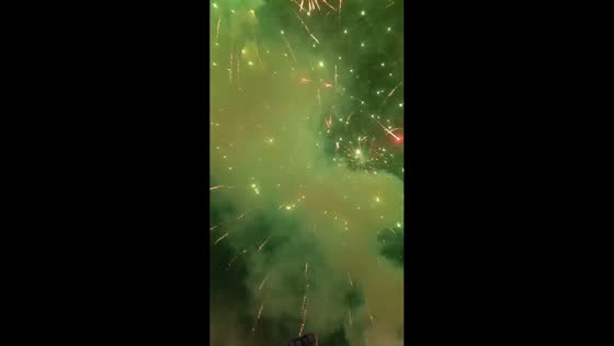 Fireworks light up Independence Day celebrations in Lahore, Pakistan